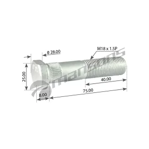 ΜΠΟΥΛΟΝΙ IVECO M18x1.5P
