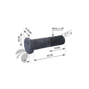 ΜΠΟΥΛΟΝΙ IVECO M18x1.5P