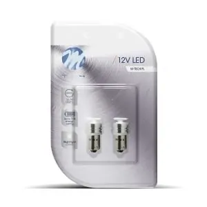 T4W 12V 1W BA9s MINION LED 1*HP WHITE BL