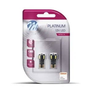 SET LED W5W 12V T10 W2,1X9.5D 2,2W 4x SMD5630 + 2 XHP