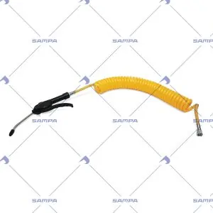SAMPA ΠΙΣΤΟΛΙ  ΑΕΡΑ ΜΕ ΣΠΙΡΑΛ 6mm - ΒΙΔΩΤΟ ΒΥΣΜΑ